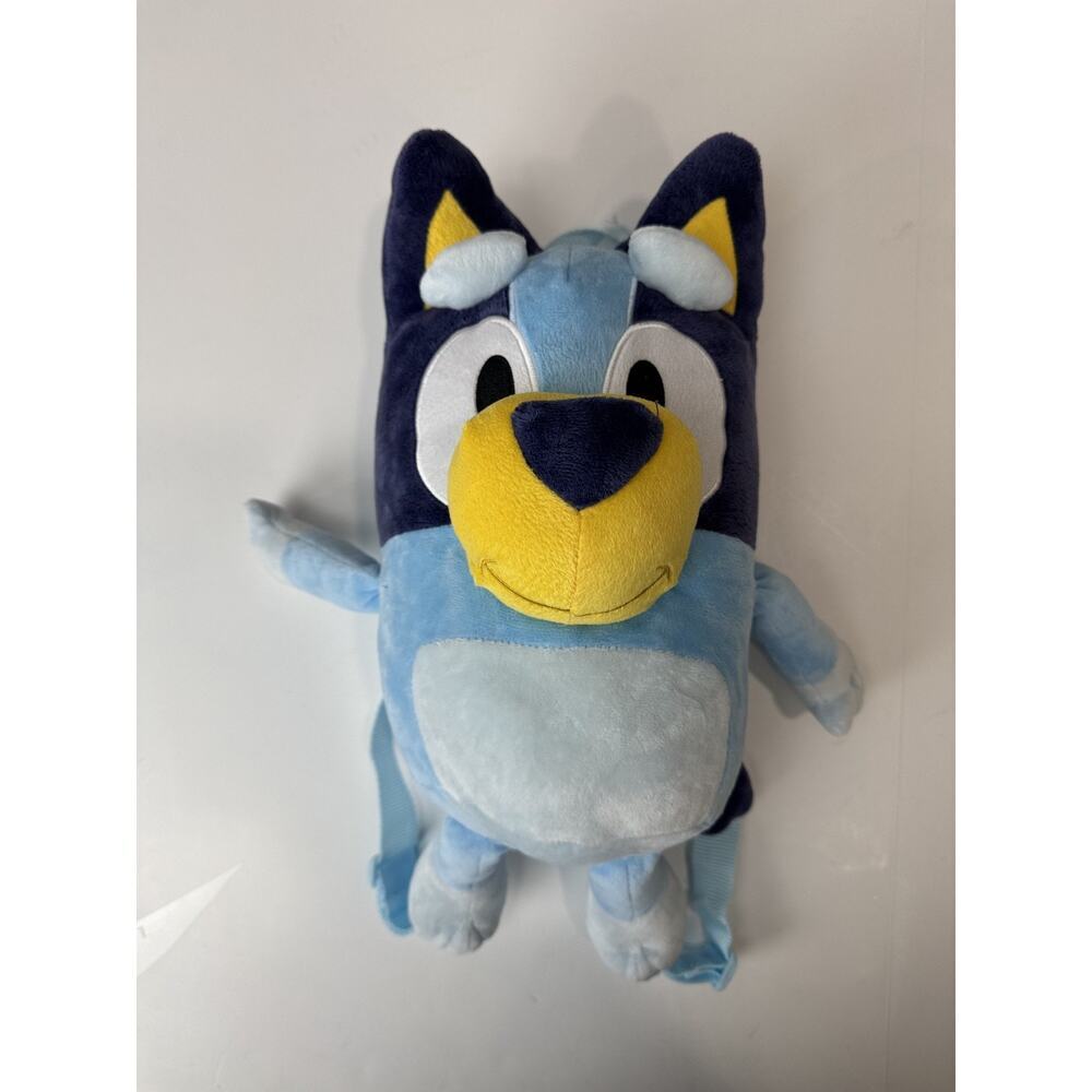 Bluey Plush 17" Stuffed Animal Backpack Book Bag Ludo Studio